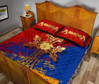 Armenia Khachkar, Armenian Cross Special Quilt Bed Set RLT8 - Wonder Print Shop