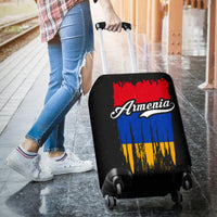 Armenia Grunge Flag Luggage Cover RLT8 - Wonder Print Shop