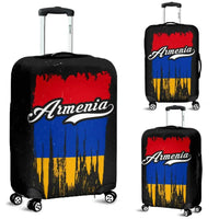 Armenia Grunge Flag Luggage Cover RLT8 - Wonder Print Shop