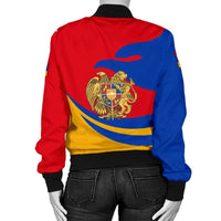 Armenia Women Bomber Jacket Proud Version RLT8 - Wonder Print Shop
