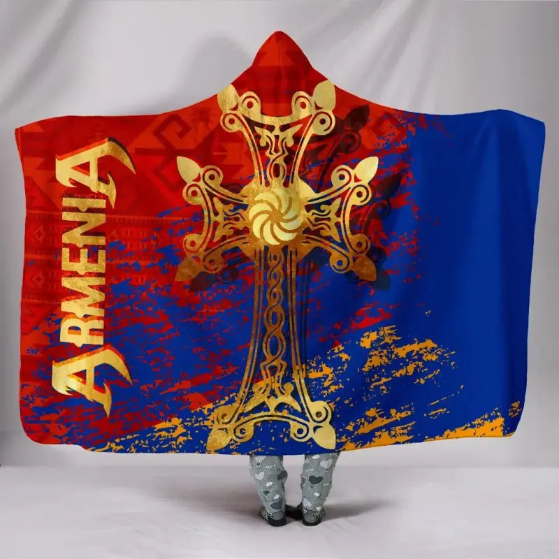 armenia-khachkar-armenian-cross-special-hooded-blanket