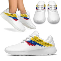Colombia Sneakers Wings Flag (Women's/Men's) RLT7 - Wonder Print Shop
