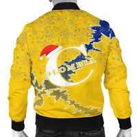 Colombia Christmas Coat Of Arms Men Bomber Jacket X Style RLT7 - Wonder Print Shop