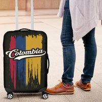 Colombia Vintage Flag Luggage Cover RLT7 - Wonder Print Shop