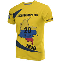 Colombia Independence Day T Shirt RLT7 - Wonder Print Shop