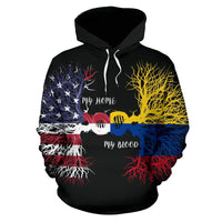 American Grown Colombia Root DNA Hoodie RLT7 - Wonder Print Shop
