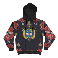 Colombia Christmas Hoodie Santa Claus Ho Ho Ho RLT7 - Wonder Print Shop