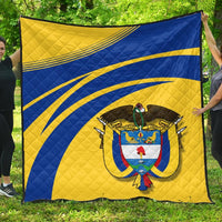 Colombia Coat Of Arms Premium Quilt Cricket RLT7 - Wonder Print Shop