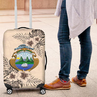 Costa Rica Luggage Covers The Beige Hibiscus RLT13 - Wonder Print Shop