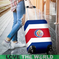 Costa Rica National Football Luggage Cover 01 RLT13 - Wonder Print Shop