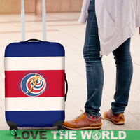 Costa Rica National Football Luggage Cover 01 RLT13 - Wonder Print Shop