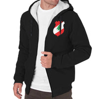 Lebanon Sherpa Hoodie Women's/Men's RLT6 - Wonder Print Shop