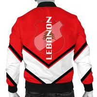 Lebanon Coat Of Arms Men Bomber Jacket Lucian Style RLT6 - Wonder Print Shop