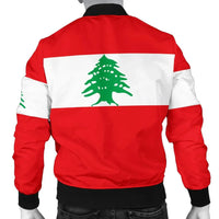 Lebanon Men's Bomber Jacket Original Flag RLT6 - Wonder Print Shop