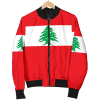 Lebanon Men's Bomber Jacket Original Flag RLT6 - Wonder Print Shop