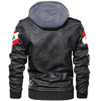 Lebanon Zipper Leather Jacket RLT6 - Wonder Print Shop