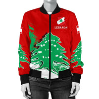 Lebanon Special Women's Bomber Jacket RLT6 - Wonder Print Shop