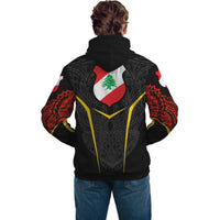 Lebanon Hoodie Unisex Tribal Style RLT6 - Wonder Print Shop