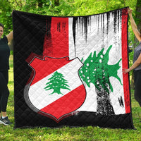 Lebanon Flag Premium Quilt Flag Style4 RLT6 - Wonder Print Shop
