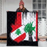 Lebanon Flag Premium Quilt Flag Style4 RLT6 - Wonder Print Shop