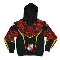Lebanon Hoodie Unisex Tribal Style RLT6 - Wonder Print Shop