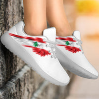 Lebanon Sneakers Wings Flag Women's/Men's RLT6 - Wonder Print Shop