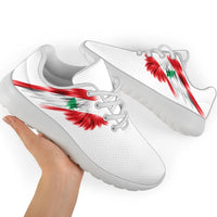 Lebanon Sneakers Wings Flag Women's/Men's RLT6 - Wonder Print Shop