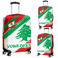 Lebanon Personalised luggage_cover - Lebanon Flag Polygon Style24 RLT6 - Wonder Print Shop