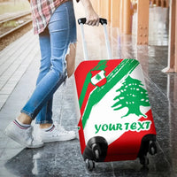 Lebanon Personalised luggage_cover - Lebanon Flag Polygon Style24 RLT6 - Wonder Print Shop