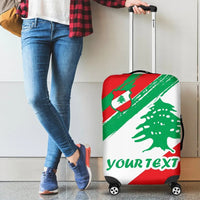 Lebanon Personalised luggage_cover - Lebanon Flag Polygon Style24 RLT6 - Wonder Print Shop