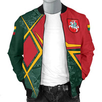 Lithuania Men's Bomber Jacket - Lithuania Legend RLT6 - Wonder Print Shop