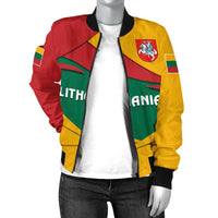 Lithuania Women's Bomber Jacket - Lithuania Pride RLT6 - Wonder Print Shop