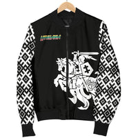 Lithuania Vytis Pattern Women's Bomber Jacket RLT6 - Wonder Print Shop