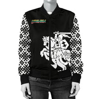 Lithuania Vytis Pattern Women's Bomber Jacket RLT6 - Wonder Print Shop