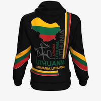 Lithuania Flag Map Hoodie Unisex RLT6 - Wonder Print Shop