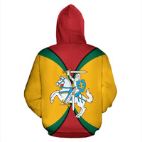 Lithuania All Over Zip Up Hoodie Impact Version01 RLT6 - Wonder Print Shop