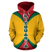 Lithuania All Over Zip Up Hoodie Impact Version01 RLT6 - Wonder Print Shop