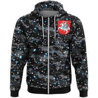 Lithuania Hoodie Space Camo (Zip) RLT6 - Wonder Print Shop