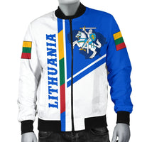 Lithuania Men's Bomber Jacket Vytis Lietuva RLT6 - Wonder Print Shop