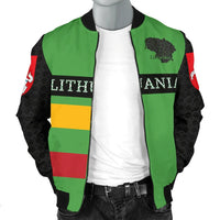 Lithuania All My Life Bomber Jacket For Men RLT6 - Wonder Print Shop
