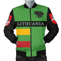 Lithuania All My Life Bomber Jacket For Men RLT6 - Wonder Print Shop
