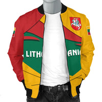 Lithuania Men's Bomber Jacket - Lithuania Pride RLT6 - Wonder Print Shop