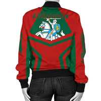 Lithuania Coat Of Arms Women Bomber Jacket My Style5 RLT6 - Wonder Print Shop