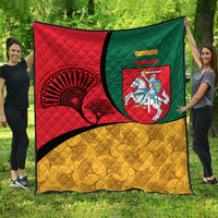 Lithuania Premium Quilt - Flag of Lithuania RLT6 - Wonder Print Shop