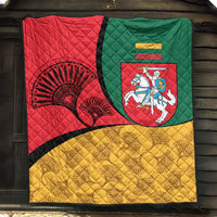 Lithuania Premium Quilt - Flag of Lithuania RLT6 - Wonder Print Shop