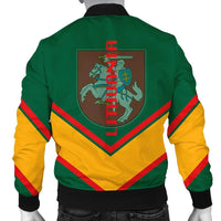 Lithuania Coat Of Arms Men Bomber Jacket Lucian Style RLT6 - Wonder Print Shop