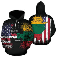 American Grown Lithuania Root DNA Hoodie RLT6 - Wonder Print Shop