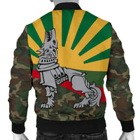 Lithuania Men's Bomber Jacket Iron Wolf RLT6 - Wonder Print Shop