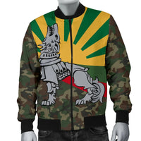Lithuania Men's Bomber Jacket Iron Wolf RLT6 - Wonder Print Shop