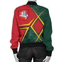 Lithuania Women's Bomber Jacket - Lithuania Legend RLT6 - Wonder Print Shop